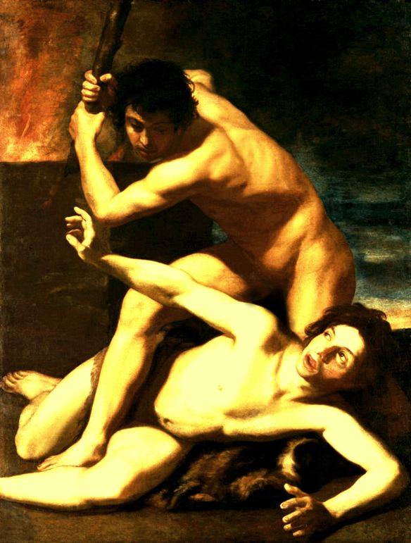 Cain Kills Abel, circa 1610, Bartolomeo Manfredi (1582–1622)