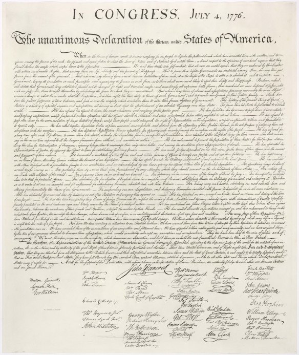 Declaration of Independence of the United States of America